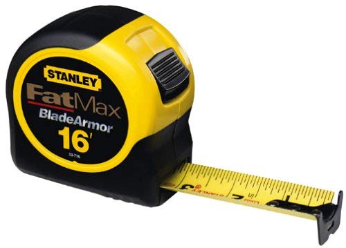 Stanley Tools 33-716 16-Foot-by-1-1/4-Inch FatMax Tape Rule with Blade Armor