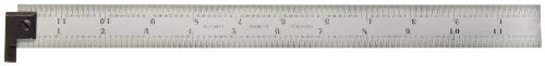 Starrett CH604R-12 Spring-Tempered Steel Rules with Inch Graduations, 4R Style Graduations, 12