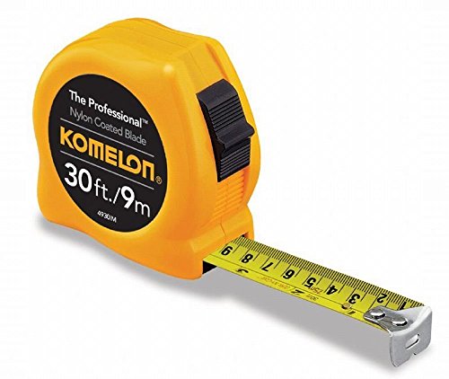 Komelon 4930IM 2 Pack 30ft. The Professional Tape Measure, Yellow