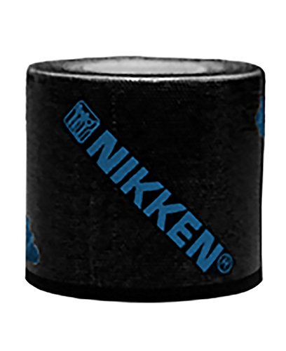 Nikken Kenkotherm Underlayer Kinetic Tape - Works on Ankle, Wrist, Finger, Toe, Elbow and Knee for Sprains, Swelling, and Soreness | High Quality and Water-Resistant |Cut to fit Desired Size | Black
