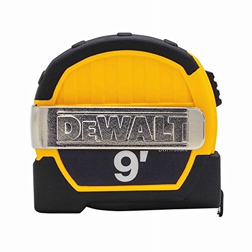 Dewalt DWHT33028M 4 Pack 9ft. Magnetic Pocket Tape Measure, Black and Yellow