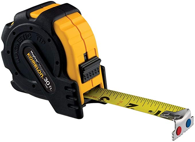 Komelon 7430 MagGrip 30-Foot Measuring Tape with Magnetic End