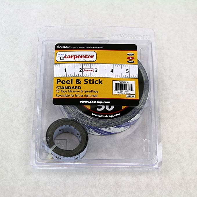 FastCap PS-Stick16 Pro Carpenter Peel & Stick 16' Standard Left/Right, 4-Pack