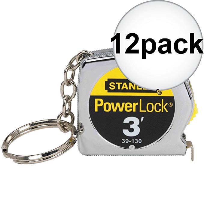 Stanley Hand Tools 39-130 3' PowerLock® Key Tape™ Rule - 12 Pack