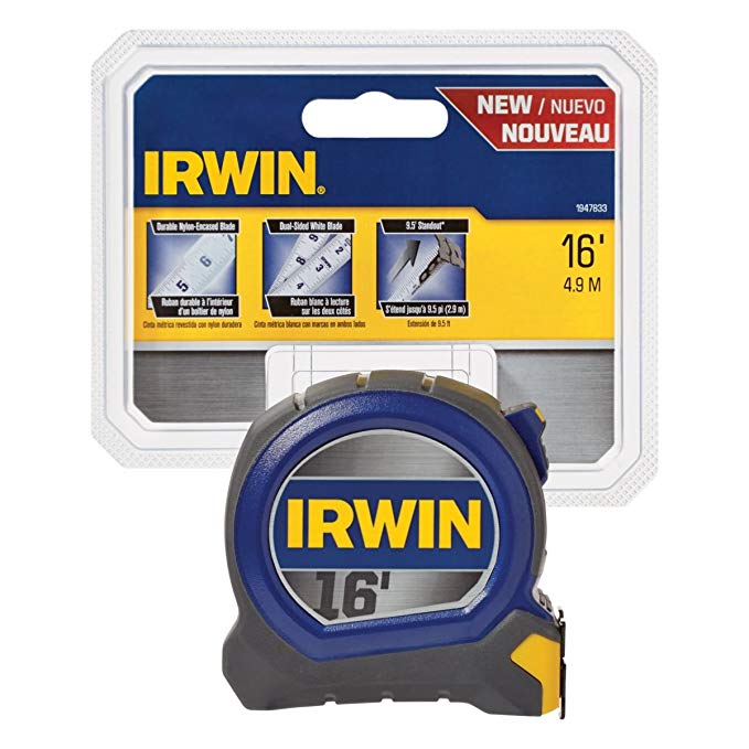 IRWIN 1947833 Pro Tape Measure, 16'