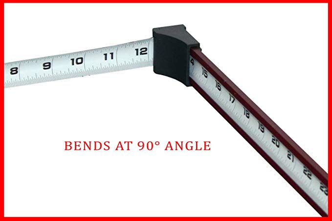 Zip Measure is a measuring tape designed to measure at 90 degree angles. This one of a kind tool measures up to 24
